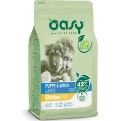 Oasy Dog Puppy Junior Large Pollo