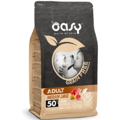 Oasy Grain Free Adult Medium/Large Agnello