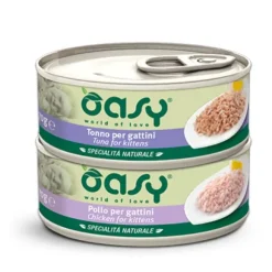 Oasy Specialità Naturale Cat Kitten Straccetti in soft-jelly 70 gr