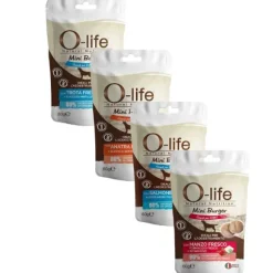 O-life Adult Mini Burger Grain Free Snack per cani 60 gr