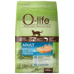 O-life Cat Adult Grain Free Salmone fresco