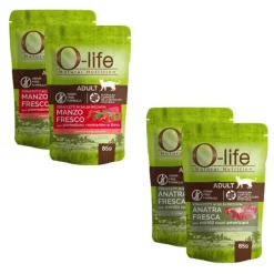 O-life Cat Adult Grain Free Straccetti in salsa multipack 4x85 gr