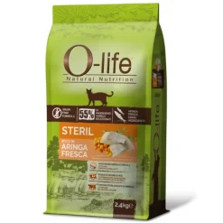 O-life Cat Adult Sterilised Grain Free Aringa fresca