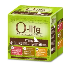 O-life Cat Sterilised Grain Free Straccetti in salsa multipack 10x85 gr