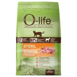 O-life Cat Sterilised Grain Free Agnello fresco