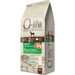 O-life Dog Grain Free Adult Medium/Large Maiale fresco e Patate