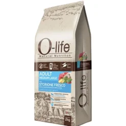 O-life Dog Grain Free Adult Medium/Large Storione e Tonno