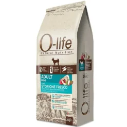 O-life Dog Grain Free Adult Mini Storione e Tonno