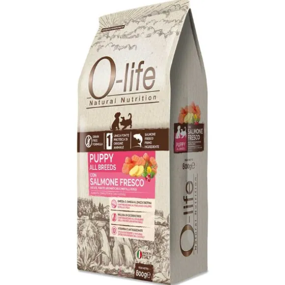 O-life Dog Grain Free Puppy All Breeds Salmone fresco