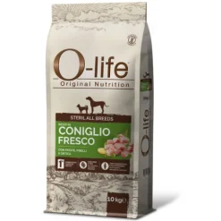 O-life Dog Sterilised All Breeds Grain Free Coniglio e patate