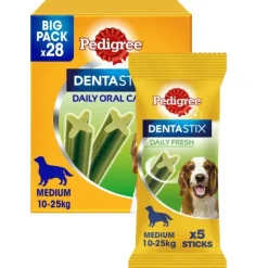 Pedigree Dentastix Fresh Medium snack per l'igiene orale