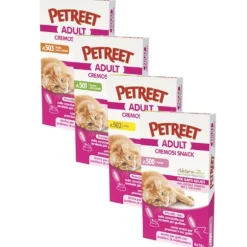 Petreet Cremosi Snack per gatti 6x14 gr