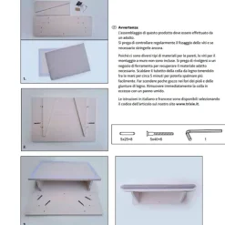 Piattaforma fissaggio a muro per gatti Trixie