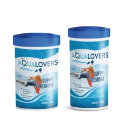 Premium Aqualovers Mangime completo per Guppy d'acquario in scaglie adatto per avannotti