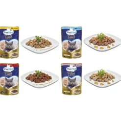 Prevital Cat Food Adult Fillet Selection Multipack XXL Box 48x85 gr