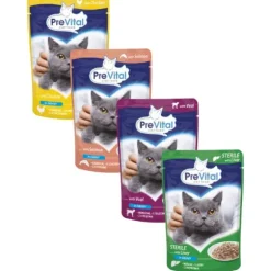 Prevital Cat Food Sterilised Multipack XXL Box 48x100 gr
