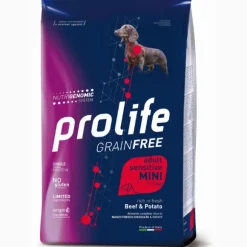 Prolife Grain Free Cane Adult Sensitive Mini Manzo e Patate