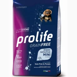 Prolife Grain Free Cane Puppy Sensitive Mini Sogliola e Patate