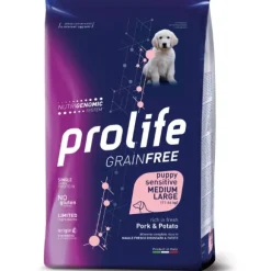 Prolife Grain Free Puppy Sensitive Medium/Large Maiale e patate
