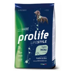 Prolife Lifestyle Cane Light Mini Merluzzo e Riso