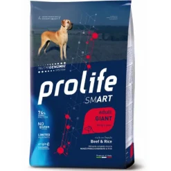 Prolife Smart Cane Adult Giant breeds Manzo e Riso