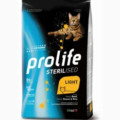 Prolife Sterilised Gatto Light Manzo Oca e Riso