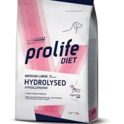 Prolife Veterinary Diet Dog Hydrolysed Hypoallergenic Medium/Large Agnello