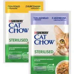 Purina Cat Chow Sterilised cibo umido per Gatti 85 gr