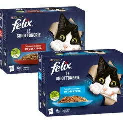 Purina Felix le Ghiottonerie Selezioni Deliziose in Gelatina Multipack