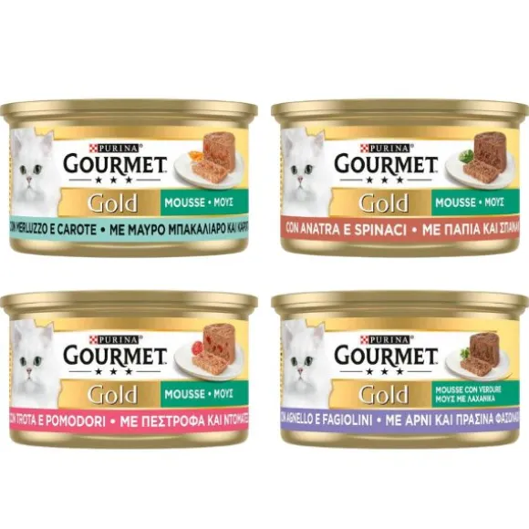 Purina Gourmet Gold Mousse Umido Gatto con Verdure 85 gr