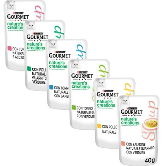 Purina Gourmet Nature's Creations Soup Umido gatto 40 gr