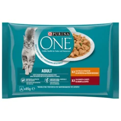 Purina One Cat Adult filettini in salsa multipack 4x85 gr