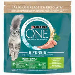 Purina One Cat Adult Indoor Formula Bifensis ricco di Tacchino