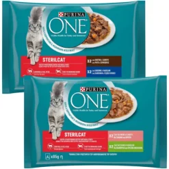 Purina One Cat Sterilised filettini in salsa multipack 4x85 gr