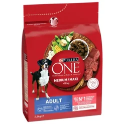 Purina One Dog Adult Medium/Maxi ricco di Manzo e riso