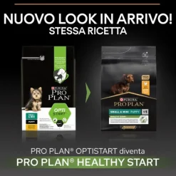 Purina Pro Plan Healthy Start Small e Mini Puppy Crocchette Cane Pollo