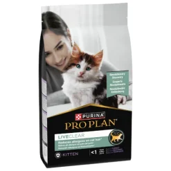 Purina Pro Plan LiveClear Kitten Crocchette Gatto con tacchino