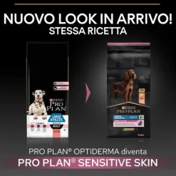 Purina Pro Plan Sensitive Skin Large Athletic Adult Crocchette Cane Salmone