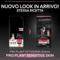 Purina Pro Plan Sensitive Skin Medium Puppy Crocchette Cane Salmone
