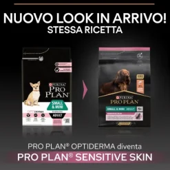 Purina Pro Plan Sensitive Skin Small & Mini Adult Crocchette Cane Salmone