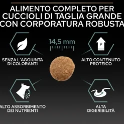 Purina Pro Plan Sensitive Digestion Large Robust Adult Crocchette Cane Agnello