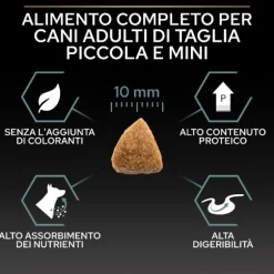 Purina Pro Plan Sensitive Digestion Small e Mini Adult Crocchette Cane Agnello