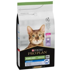 Purina Pro Plan Sterilised senior 7+ Crocchette Gatto Sterilizzato con tacchino