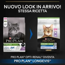 Purina Pro Plan Sterilised senior 7+ Crocchette Gatto Sterilizzato con tacchino