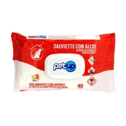 Salviette igienizzanti con alcol per ambienti con animali PetUp