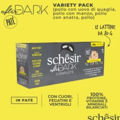 Schesir After Dark Cat Paté Variety Pack 12x80 gr