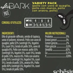 Schesir After Dark Cat Paté Variety Pack 12x80 gr