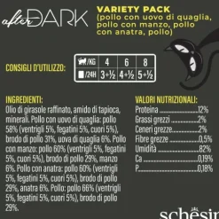 Schesir After Dark Cat Variety Pack Filetti in brodo 12x80 gr