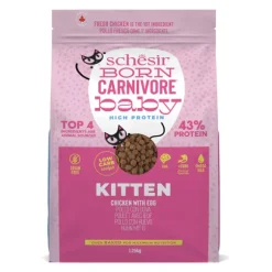 Schesir Born Carnivore Baby Grain Free High Protein Pollo con uovo