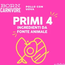 Schesir Born Carnivore Baby Grain Free High Protein Pollo con uovo